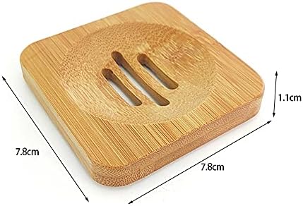 HUKK Bamboo Soap Dish with Drainage and Style