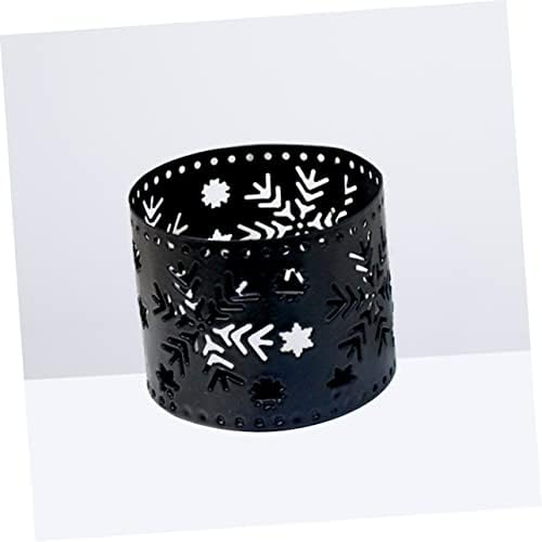 Iron Snowflake Candle Holder Christmas Decor