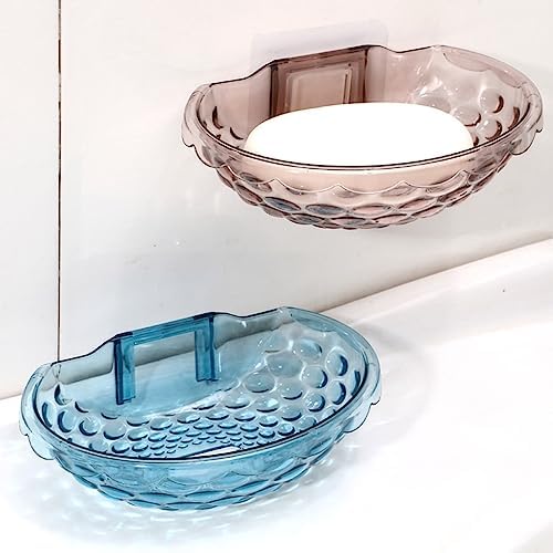 Wall Mount Soap Holder with Acrylic Dish for Bathroom