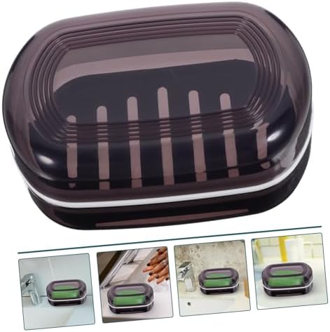 BRIGHTFUFU Travel Soap Container with Lid