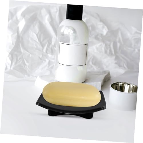 Curved Soap Dish - Sturdy ABS Bar Holder for Bathroom Kitchen