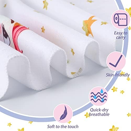 Boao Unicorn Microfiber Beach Towel Glitter Pink