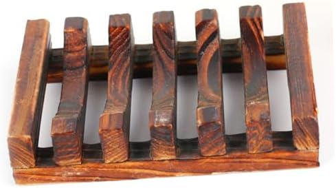 DRESSOOS Bamboo Soap Dish for Shower and Bathtub