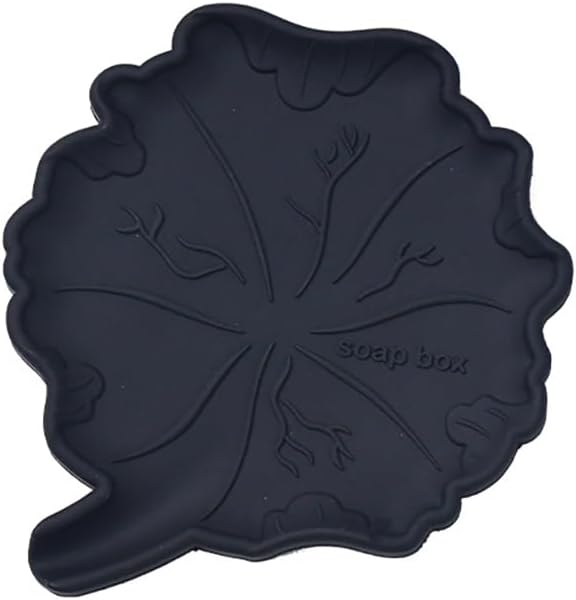 TJCGCKK Creative Silicone Soap Holder with Lotus Leaf Design