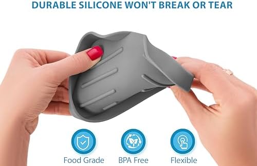 AG Company Silicone Soap Bar Holder - Premium Gray Self-Draining