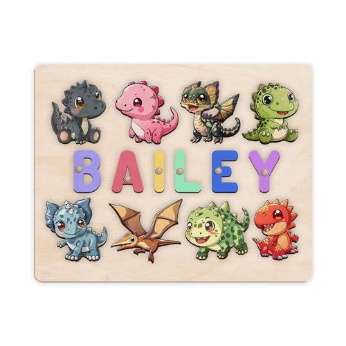 Personalized Wooden Name Puzzle Montessori Toy