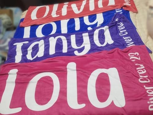 ZYMECH Personalized Beach Towel with Custom Text