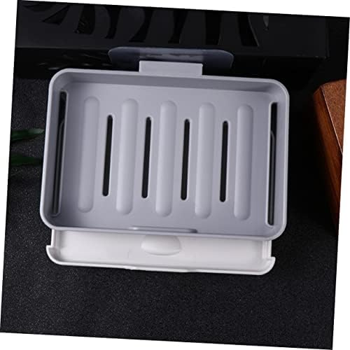Wall-Mounted Soap Dish Draining Holder for Bathroom Kitchen