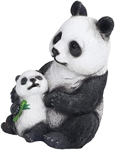 Cute Synthetic Resin Panda Garden Statue Decor
