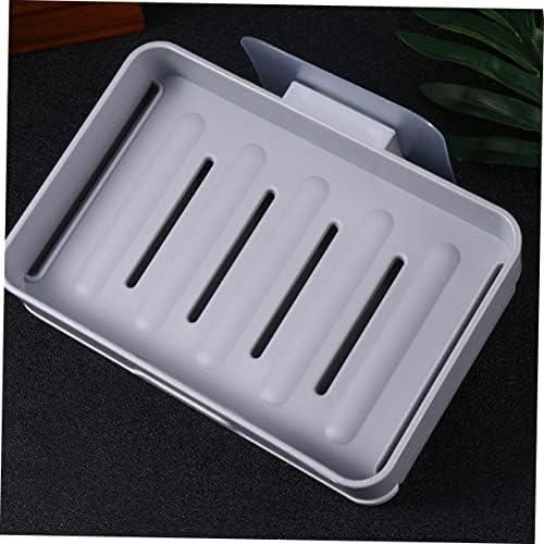 Wall-Mounted Soap Holder Dark Grey Single Layer
