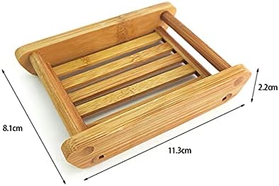 HUKK Bamboo Soap Dish with Drainage and Style