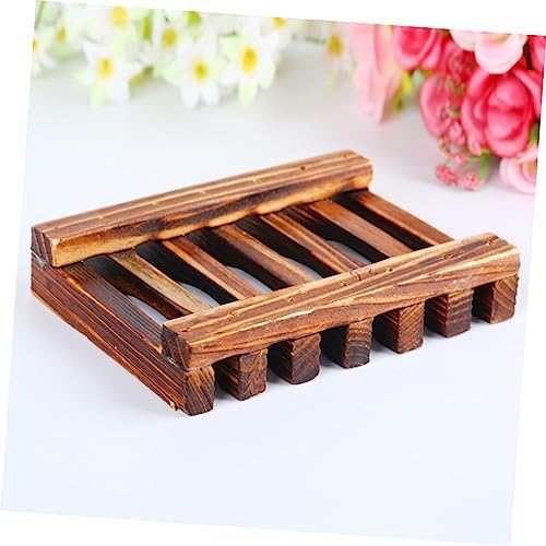 OUNONA Carbonized Soap Holder with Drainage