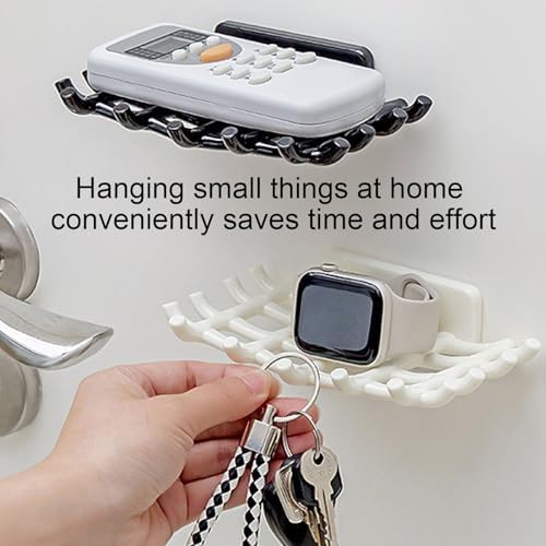 Erice Rattan Soap Dish with Hook Black