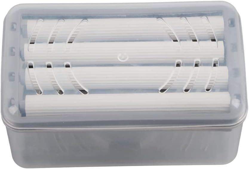 Belupai 2 in 1 Soap Bubbler with Roller and Drain Holes - Gray