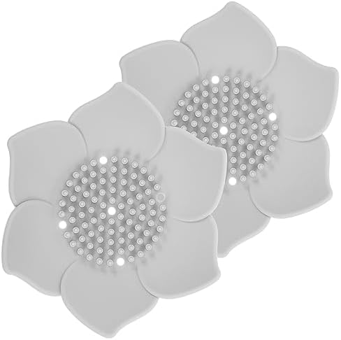 WESIEVYA 2Pcs Flower Soap Holder Drainage Design for Kitchen Hotel Bathroom Use