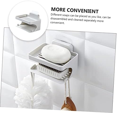 Double Layer Soap Dish Holder for Bathroom and Kitchen 1