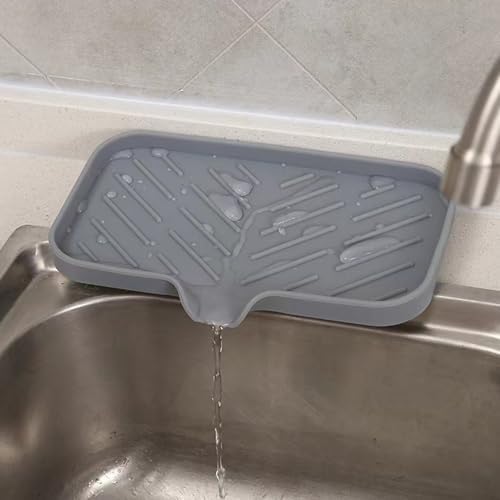 Durable Silicone Soap Dish with Drain Spout