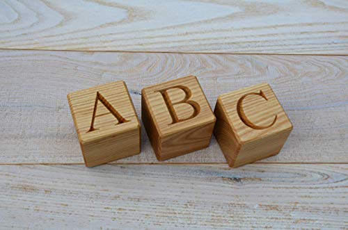 Personalized Wood Letter Blocks for Baby 1