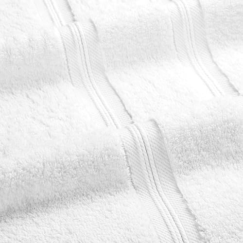 Superior 12-Piece Cotton Face Towel Set White