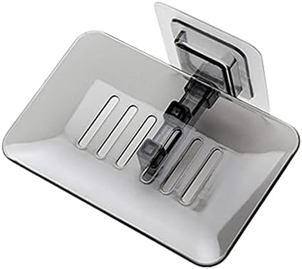 HomeSoGood Wall-Mounted Soap Dish Shelf Black