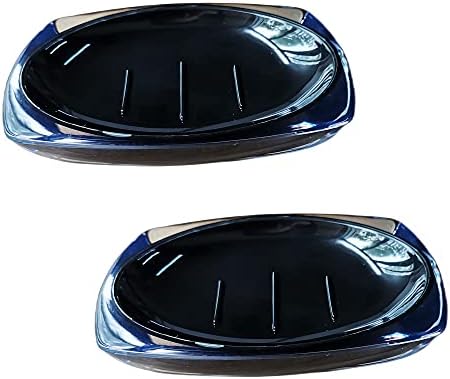 YOSXICC 2PCS Soap Dish Transparent Color