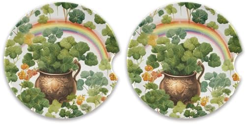 Takiito St Patrick Car Coasters 2 Pack