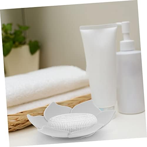 Self-Draining Silicone Flower Soap Dish Holder 1