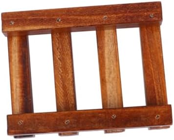 DRESSOOS Wooden Soap Holder Retro Design for Bathroom