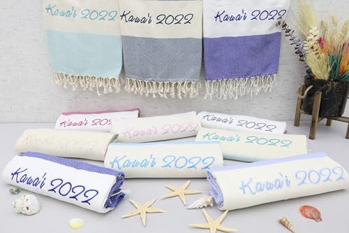 Turkish Beach Towel 36x70 Inch Diamond Design