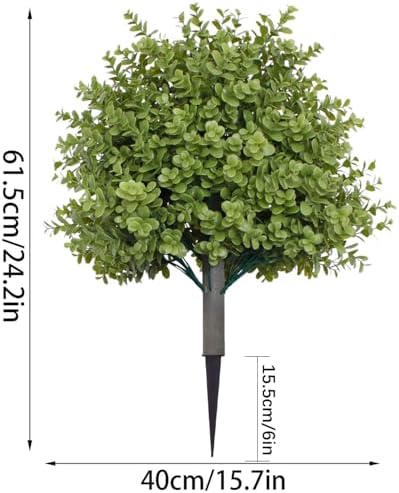 Lifelike Faux Cedar Planter Fillers - 258 Inches High
