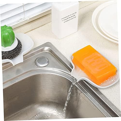 2pcs Portable Leak-Proof Soap Case with Anti-Slip Drainage