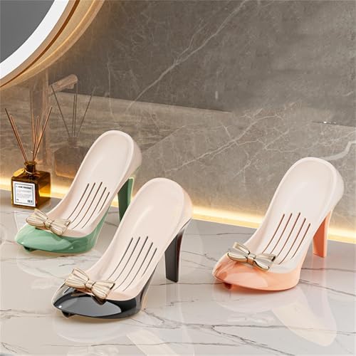 Creative High Heels Soap Box - Self Draining Black
