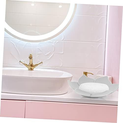 ULTECHNOVO Flower Shape Soap Dish Holder 2Pcs