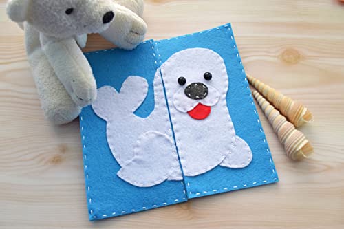 Felt Puzzle Ocean Montessori Learning Toy for Kids