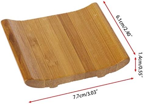 Ankexin Natural Bamboo Soap Holder for Bathroom