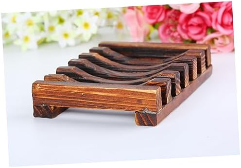 OUNONA Carbonized Soap Holder with Drainage