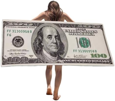 Meeting Love Dollar Beach Towel 70x140cm