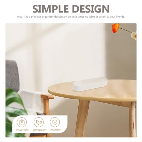 GLEAVI 2pcs Cotton Swab Storage Box with Lid Holder