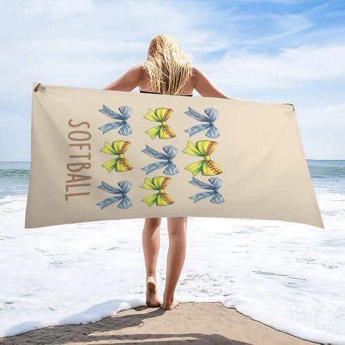 Soft Fluffy Oversized Beach Towel 32x64 Inch Microfiber