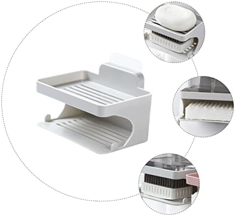 Double Layer Soap Dish Holder for Bathroom and Kitchen 1