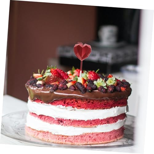 HOLIDYOYO 8pcs Heart Shaped Birthday Candles