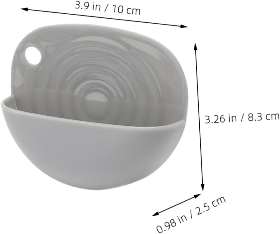 HOOTNEE Compact Wall Soap Holder for Bathroom and Kitchen