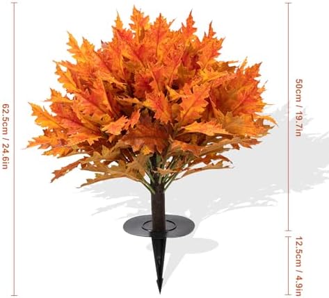 22 Artificial Maple Tree with Thorns 2-Piece Set