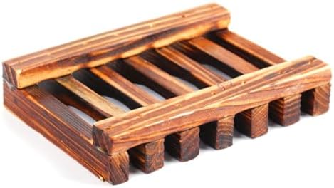 Anneome Bamboo Soap Holder Drainage Dish