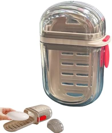 Travel Soap Case with Lid - Durable Portable Shower Holder
