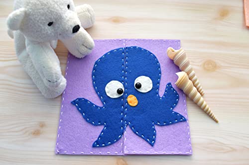 Felt Puzzle Ocean Montessori Learning Toy for Kids