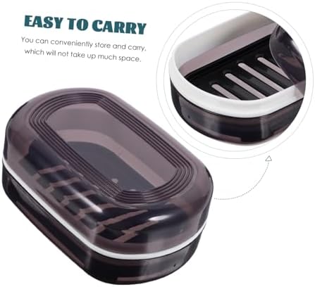 BRIGHTFUFU Travel Soap Container with Lid