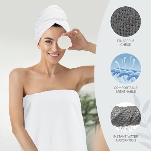 MaopaoBeauty 35x70 Extra Large Towel Set of 4