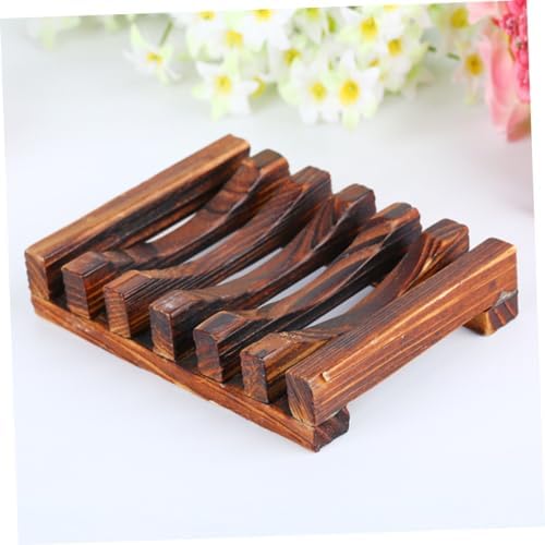 FONDOTIN Natural Carbonized Bamboo Soap Holder 1