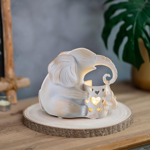 Romadedi Elephant Candle Holder for Mom